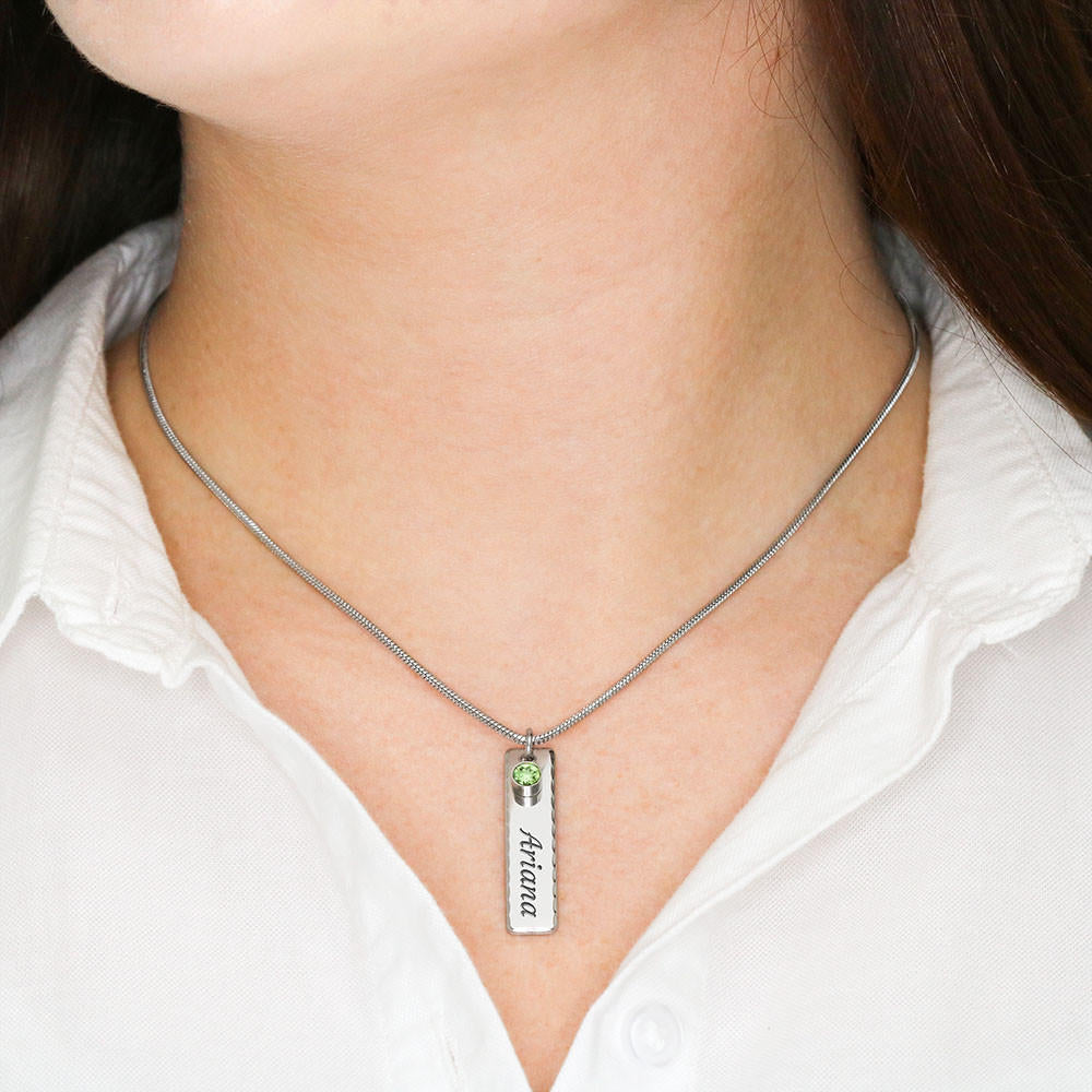 Personalized Necklace Gift To My Mom Grandma Wife Girlfriend Customized Text Pendent Gift On Mother's Day Wedding Birthday Gift