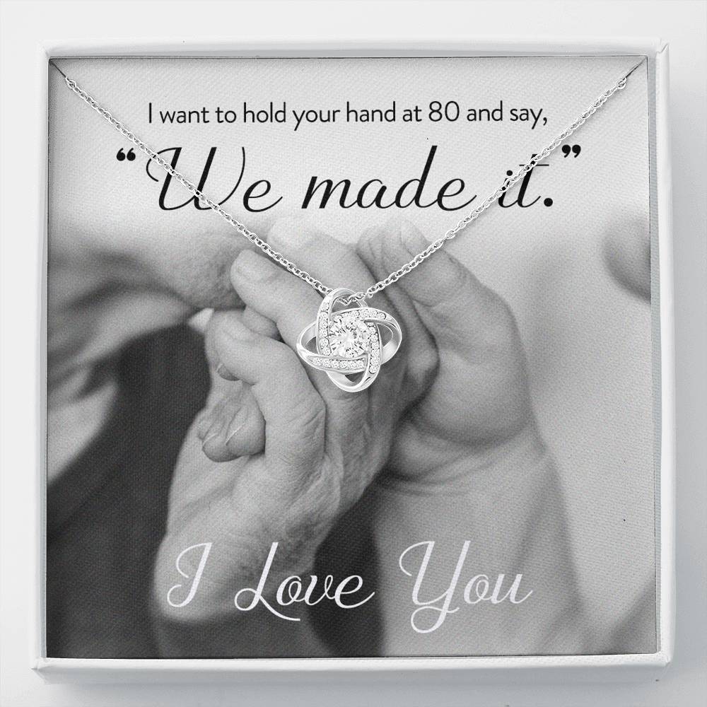 To My Mom Mother In Law Fiancée Bride Personalized Necklace Gift From Fiancé Husband Boyfriend Daughter Son With The Message Card