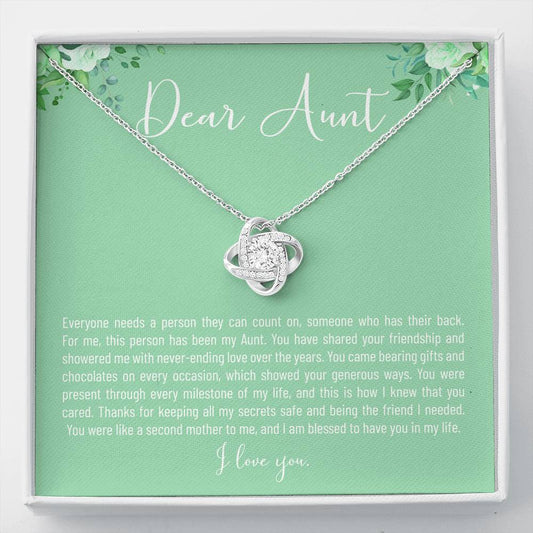 To My Special Dear Aunt The Best Auntie Gift For Her Gift For Auntie Birthday Valentines Wedding Christmas  From Nephew Niece Necklace Gift