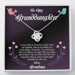 Granddaughter Necklace, Granddaughter Gifts, To My Granddaughter, Granddaughter Jewelry, Sweet 16 Gifts, Necklace for Granddaughter