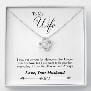 To My Wife Necklace, Forever And Always Necklace, Wife Gift, Engagement Gifts For Fiance, Wife Jewelry, Heart Necklace