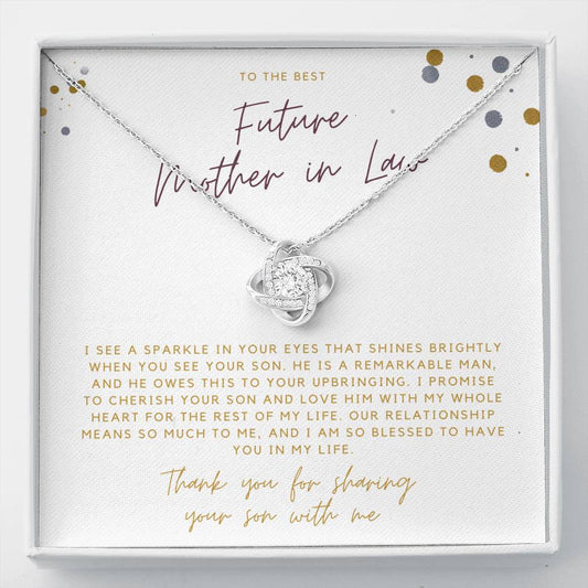 Future Mother in Law, Mother in Law Gift, Mother of the Groom Necklace From Bride, Mother of the Bride Necklace, Wedding Gift