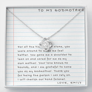 Personalized Necklace Gift To My Mom Mother in Law Step Mom Thank You Gift From Daughter Son On Mother's Day Birthday Gift With the Message Card