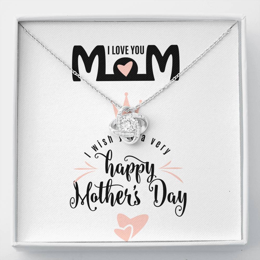 Birthday Presents For Mom, New Mom Gift, Necklace for Mom, To My Mom on my wedding day, Birthday Presents For Mom, To My Mom Card Mom Necklace with Kids Initials,
