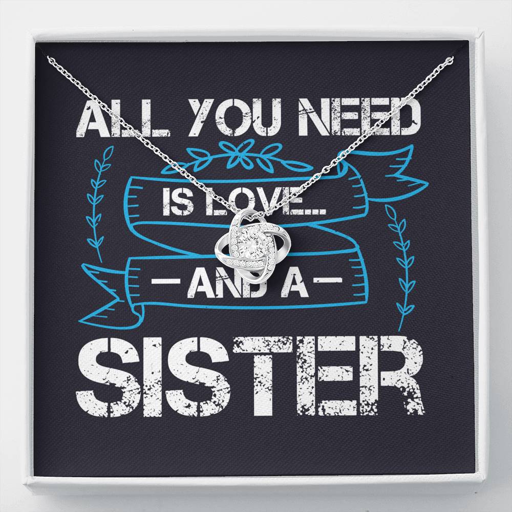 To My Sister Step Sister Best Friend Gift For Sis Birthday Valentines Graduation From Sister Brother Stepsister Stepbrother Necklace Gift