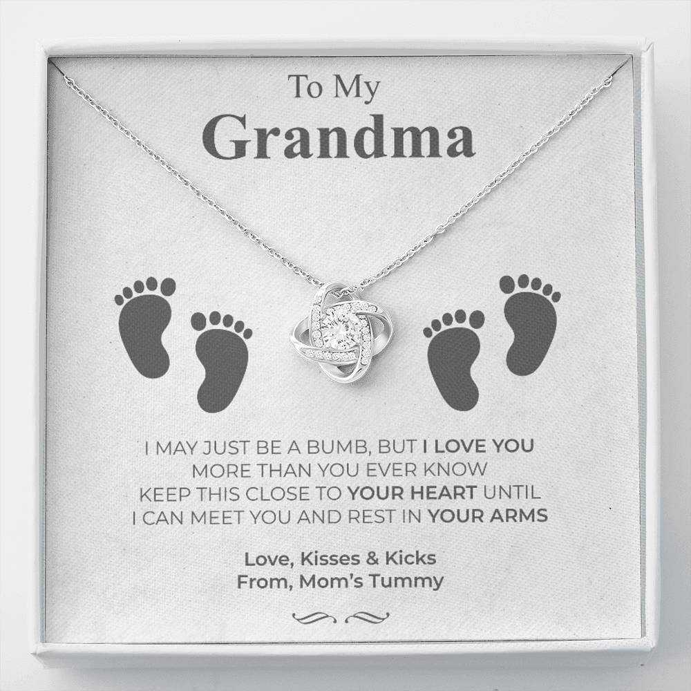 Personalized Necklace To My Granny On Birthday Mother's Day Pendent Gift For Women Love Pendent Gift To My Grand Mother With The Message Card