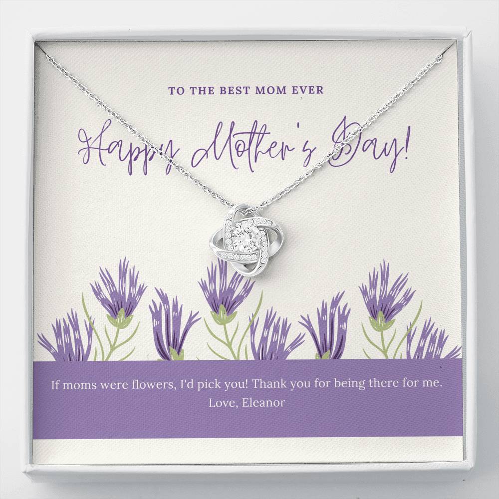 Mother's Day Necklace Gift For Women To My Mom Mother In Law Step Mom Grandma For Great Job Thank You Gift With The Message Card
