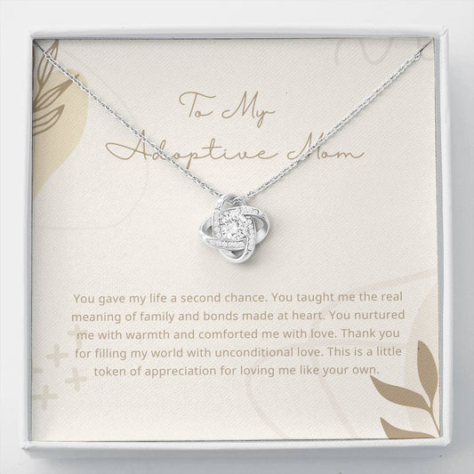 Adoptive Mom Gift, Gift for 2nd Mom, Best Gift Necklace From Adopted Child