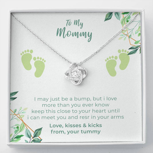 Necklace Gift For Women Personalized Pendent To My Mommy On Her Birthday Mother's Day From Daughter Son With The Message Card