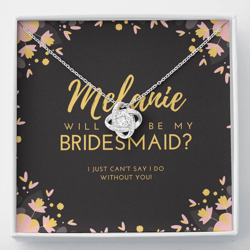 Bridesmaid Gifts, Wedding Gifts & Mementos, Bridesmaid Proposal Gifts, Gift For Bridesmaids Jewelry, Tie the Knot, Wedding Gift, Bridesmaids Jewelry,