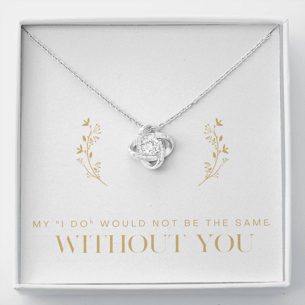 Personalized Gift Necklace For Women Love Knot Pendent For Mom Wife On  Mother's Day Valentine Day Gift
