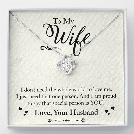 To My Wife Necklace, Wife Gift, Engagement Gifts For Fiance, Wife Jewelry, Heart Necklace