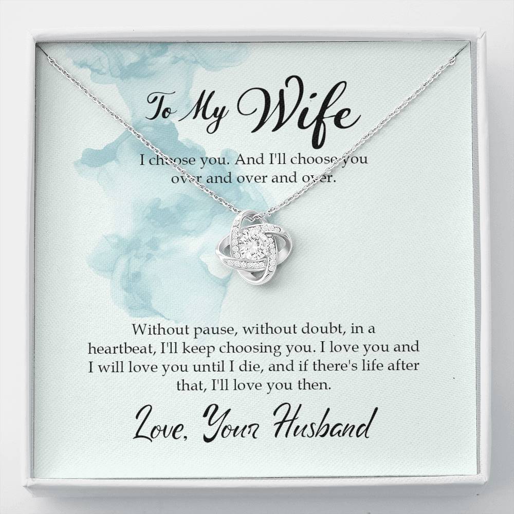 To My Wife Necklace, Anniversary Gift for Wife, Birthday Gift for Wife, Necklace for Wife, Gift for Wife Birthday, Valentine’s Gift for Wife, Handmade Necklace, Necklace for Women,