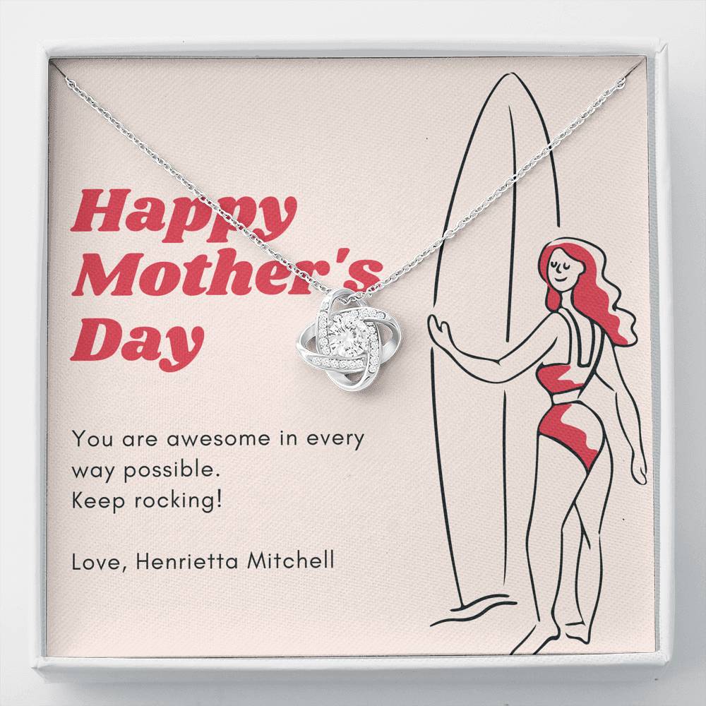 To My Mother Mom Best Mommy Bestfriend Mother In Law Stepmom For Mothers Day Birthday From Son Daughter Stepson Stepdaughter Necklace Gift