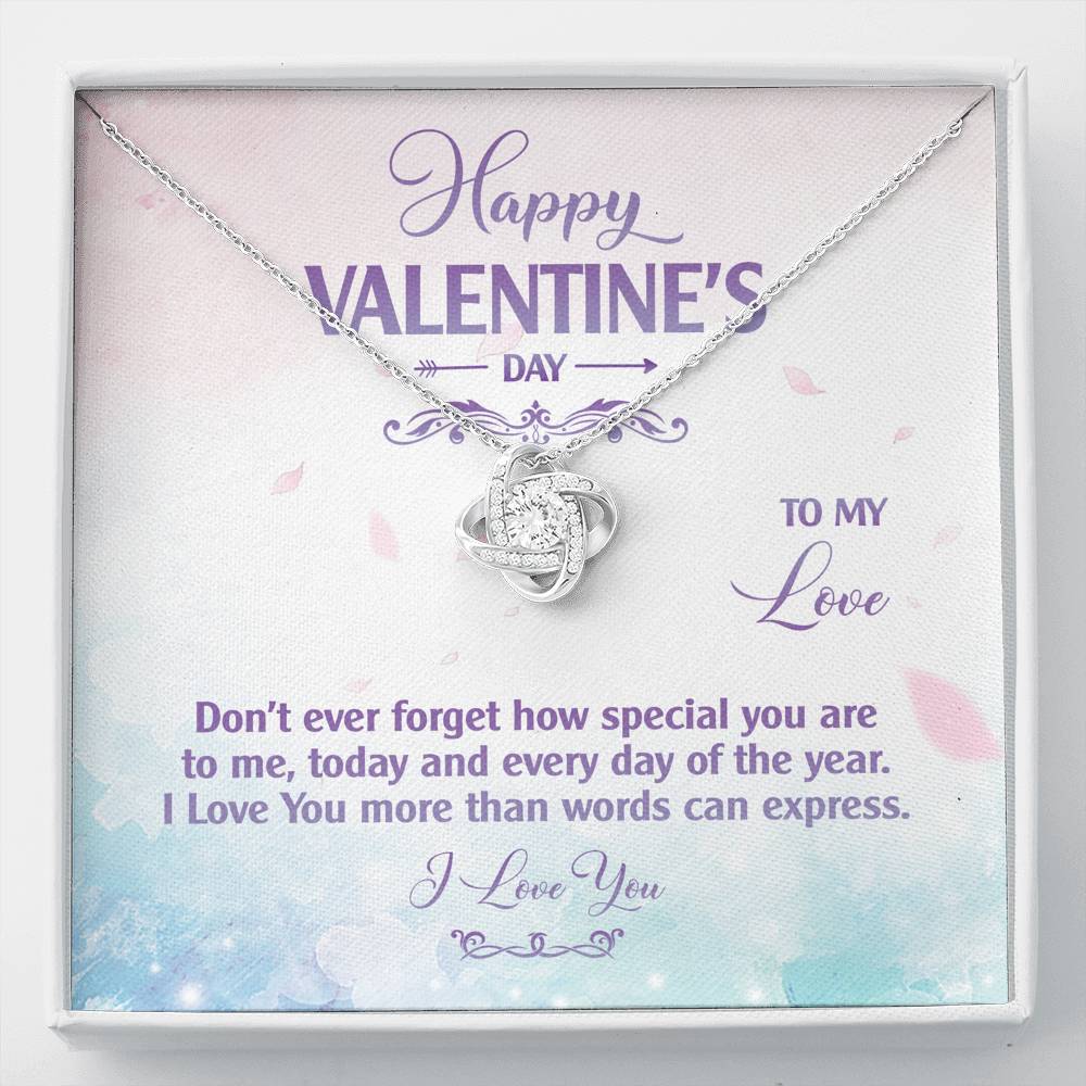 Necklace Gift To My Wife On Her Birthday Party Forever Love Pendent From Husband