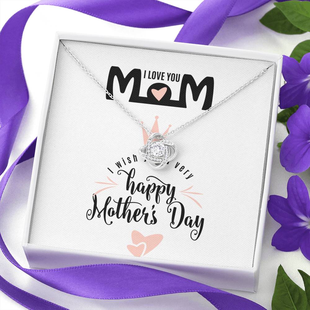 Birthday Presents For Mom, New Mom Gift, Necklace for Mom, To My Mom on my wedding day, Birthday Presents For Mom, To My Mom Card Mom Necklace with Kids Initials,