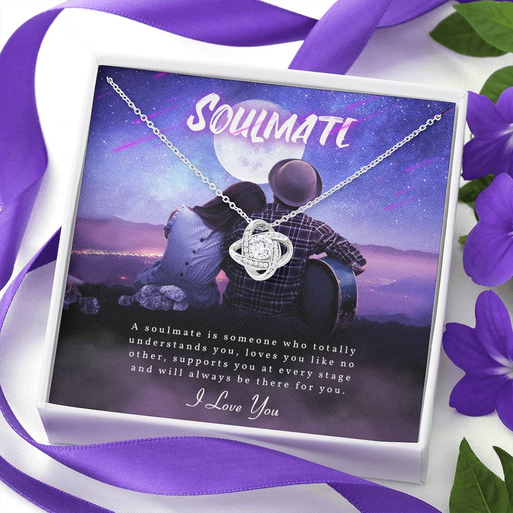 To My Soul Mate Necklace, Engagement Gift for Soul Mate, Sentimental Gift for Wife , Meaningful Gift for Fiancee, Wife Necklace Gift