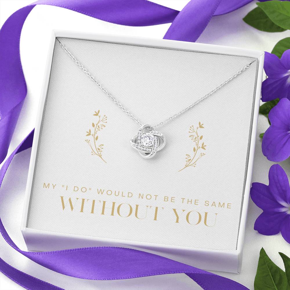 Personalized Gift Necklace For Women Love Knot Pendent For Mom Wife On  Mother's Day Valentine Day Gift