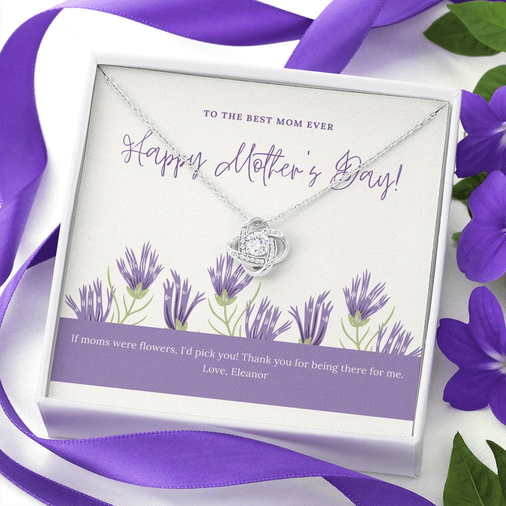 Mother's Day Necklace Gift For Women To My Mom Mother In Law Step Mom Grandma For Great Job Thank You Gift With The Message Card