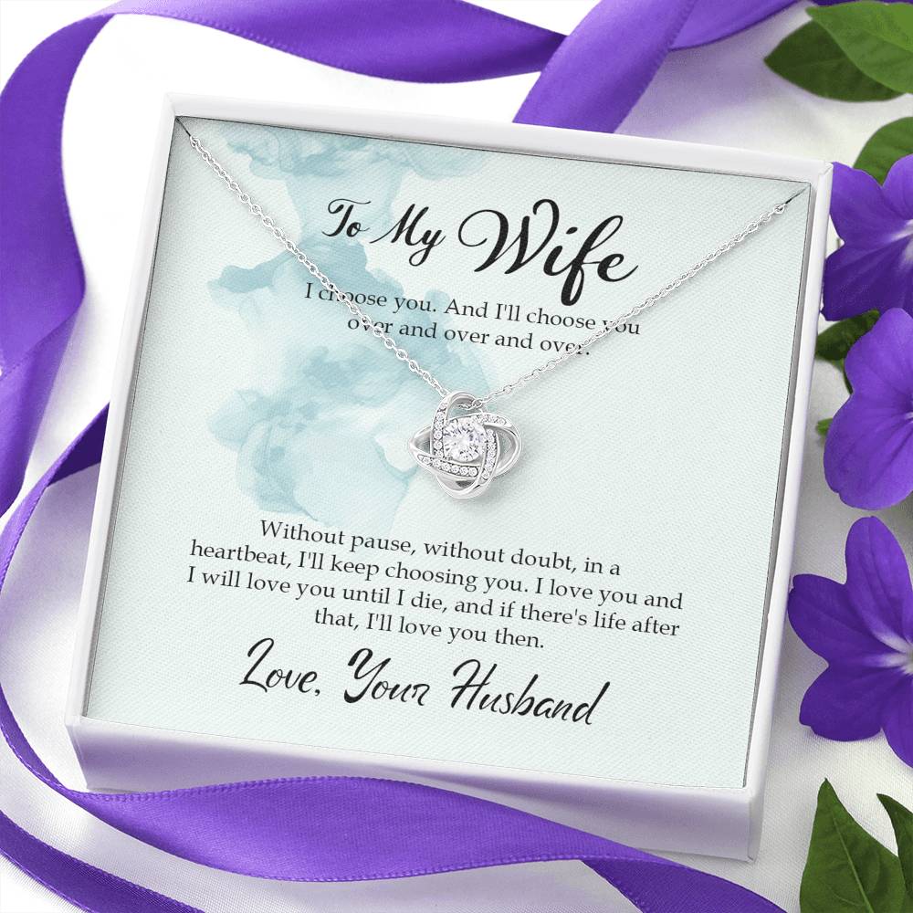 To My Wife Necklace, Anniversary Gift for Wife, Birthday Gift for Wife, Necklace for Wife, Gift for Wife Birthday, Valentine’s Gift for Wife, Handmade Necklace, Necklace for Women,
