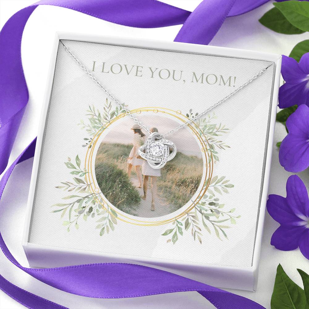 Custom Mother's Day Gift, Gift for Mom, Personalized Picture Gift, Necklace for Mom, Gift Box for Mom