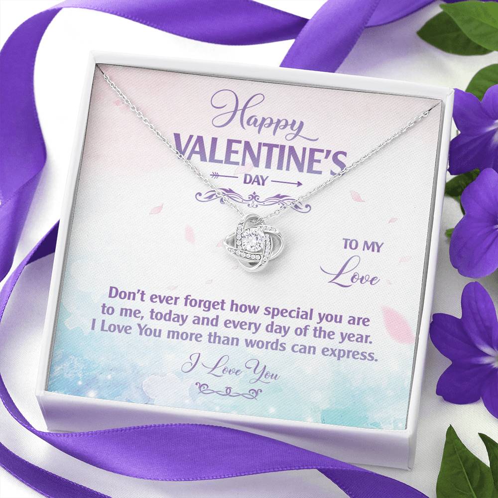 Necklace Gift To My Wife On Her Birthday Party Forever Love Pendent From Husband