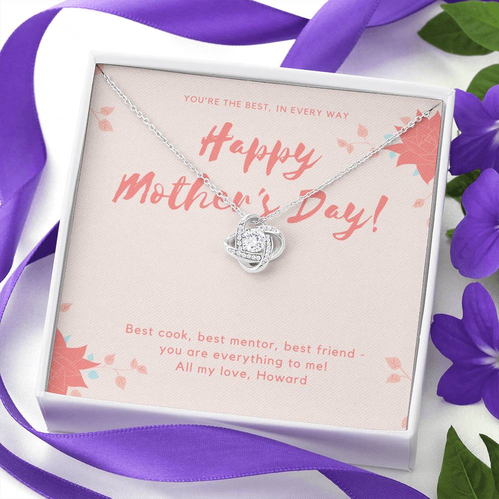 Mother Necklace, Jewelry Gift for My Second Mom, Other Mother Gift, Mothers Day Card, Unbiological Mom, Personalized Mother Day Necklace, First Mothers Day Gift,
