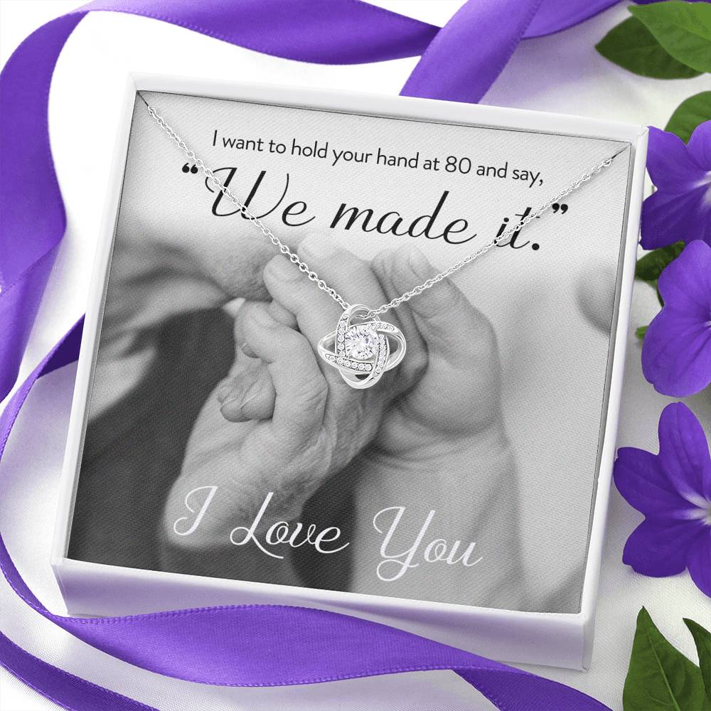To My Mom Mother In Law Fiancée Bride Personalized Necklace Gift From Fiancé Husband Boyfriend Daughter Son With The Message Card