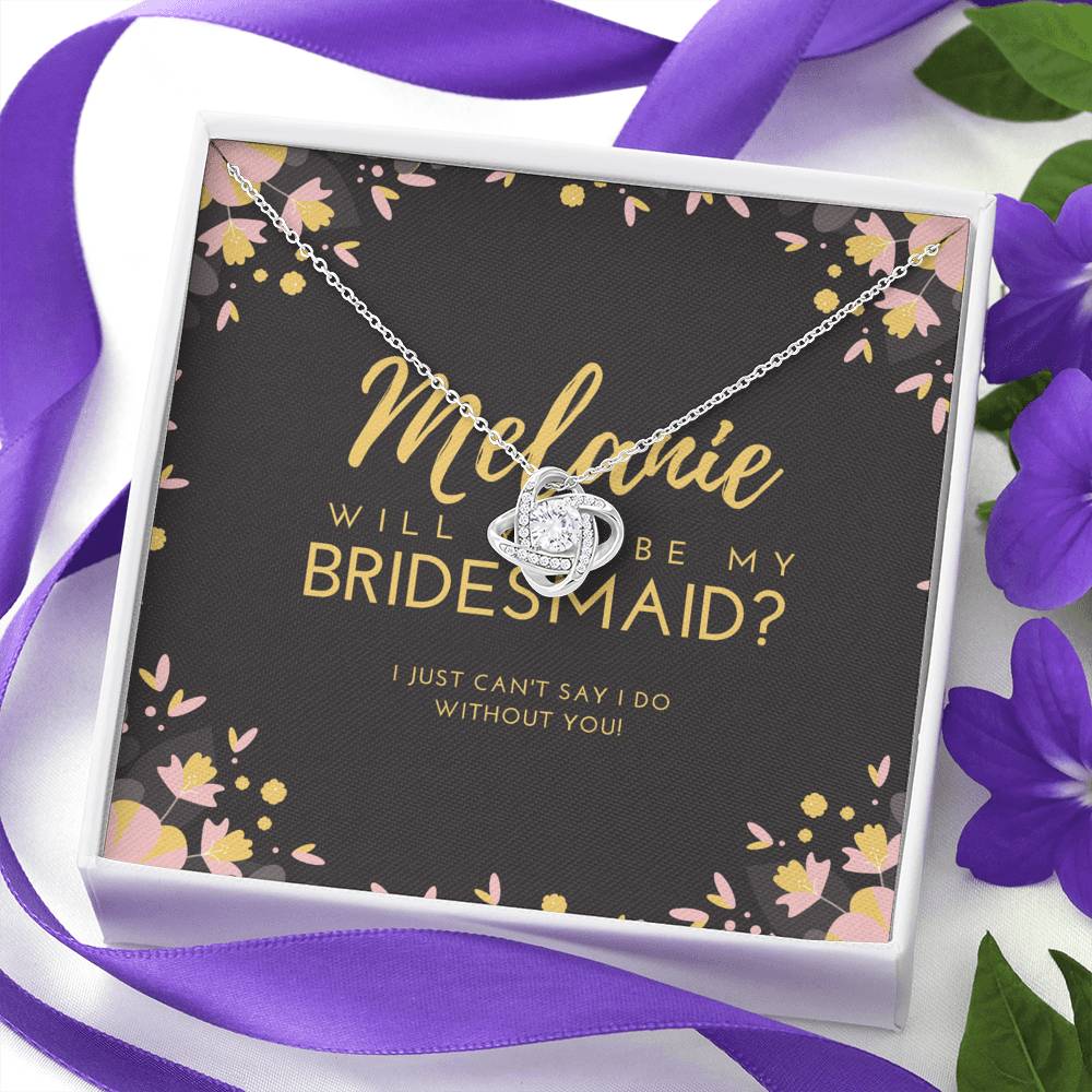 Bridesmaid Gifts, Wedding Gifts & Mementos, Bridesmaid Proposal Gifts, Gift For Bridesmaids Jewelry, Tie the Knot, Wedding Gift, Bridesmaids Jewelry,