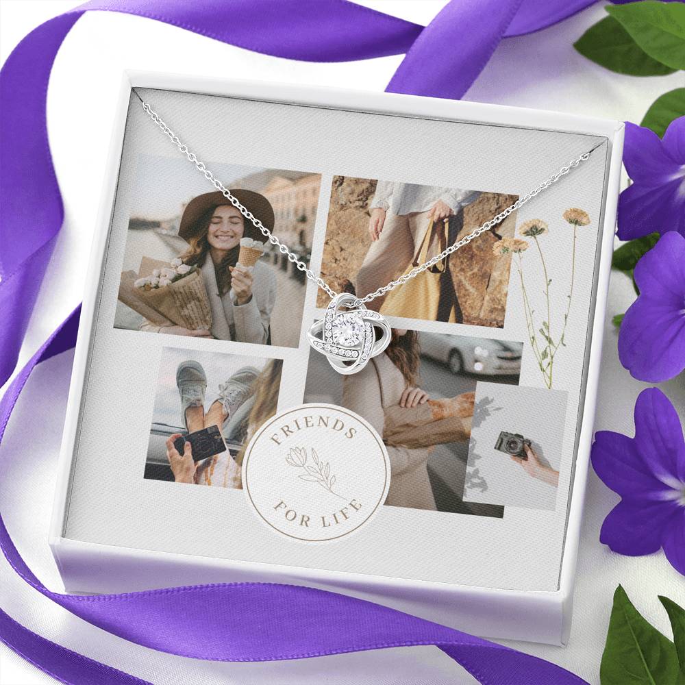 Friendship Necklace Gift For Women To My Best Friend Spiritual Pendent On Birthday Engagement Graduation Gift With The  Message Card