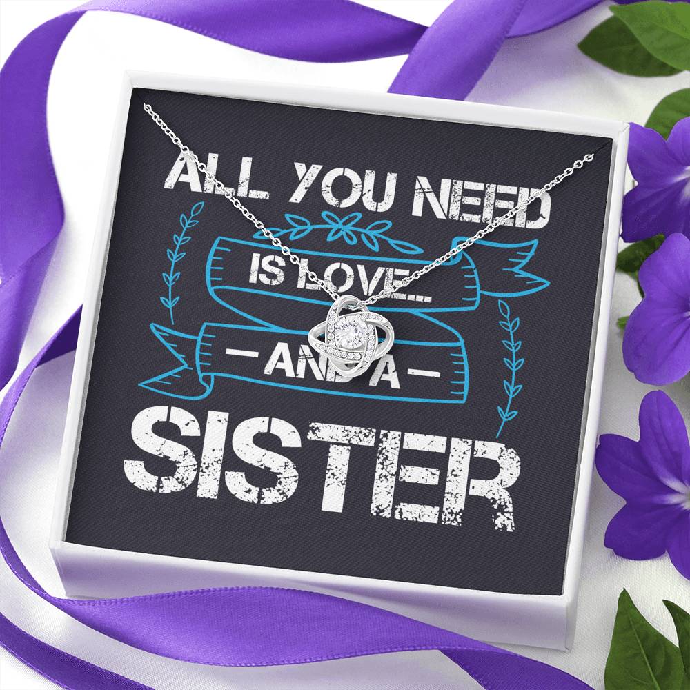 To My Sister Step Sister Best Friend Gift For Sis Birthday Valentines Graduation From Sister Brother Stepsister Stepbrother Necklace Gift