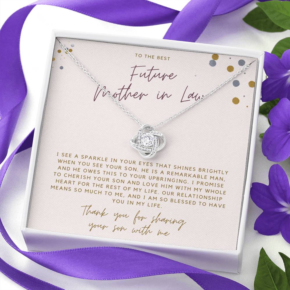 Future Mother in Law, Mother in Law Gift, Necklace Future Mother in Law Wedding Gift, Bride to Mother in law gift, Wedding Gift