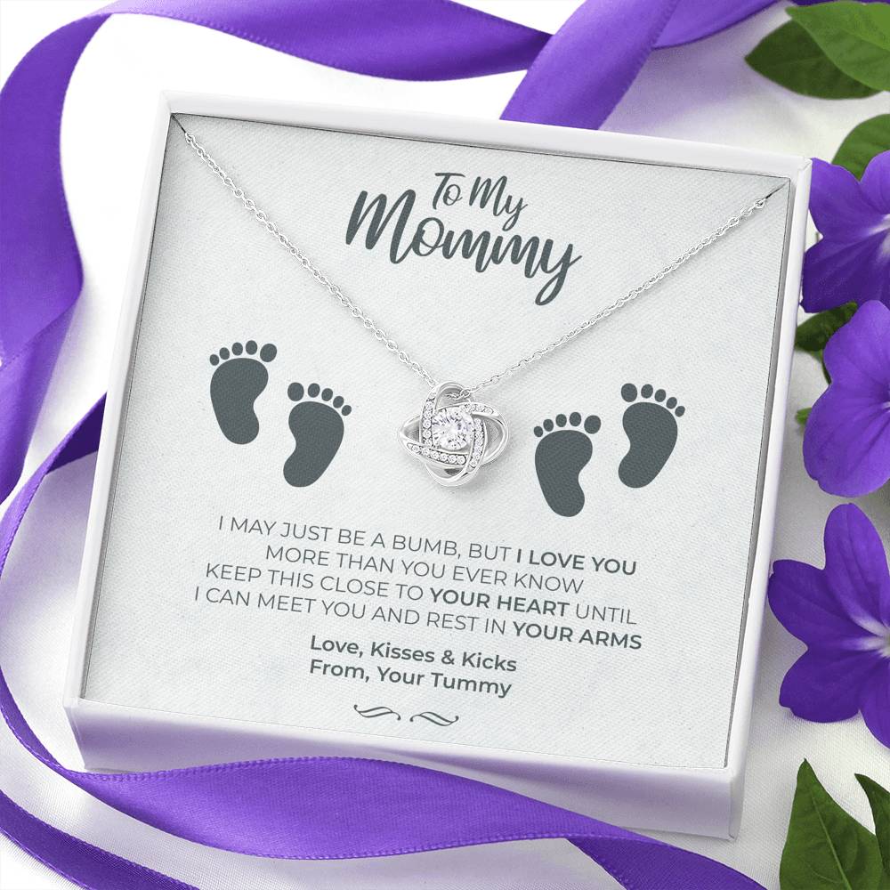 Personalized Gift Mother Necklace for Her Birthday Accessory Gift Interlocking Hearts Necklaces for Women with Message  Card