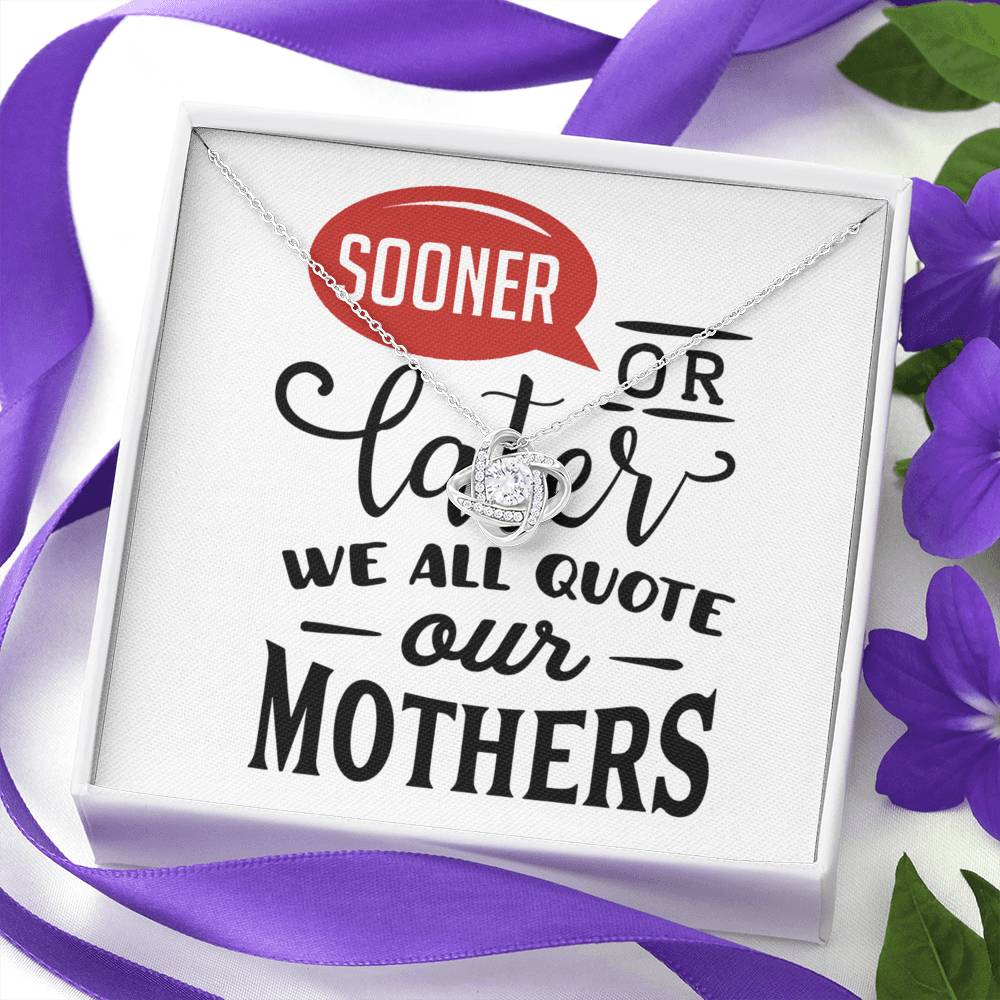 Birthday Gift for Step Mom to Say Thank you, Mom Birthday Card, Mothers Day Gift Box, Custom Stepmom Necklace, Personalized Jewelry, Mom and Daughter Necklace, Mothers Day Gift From Son,