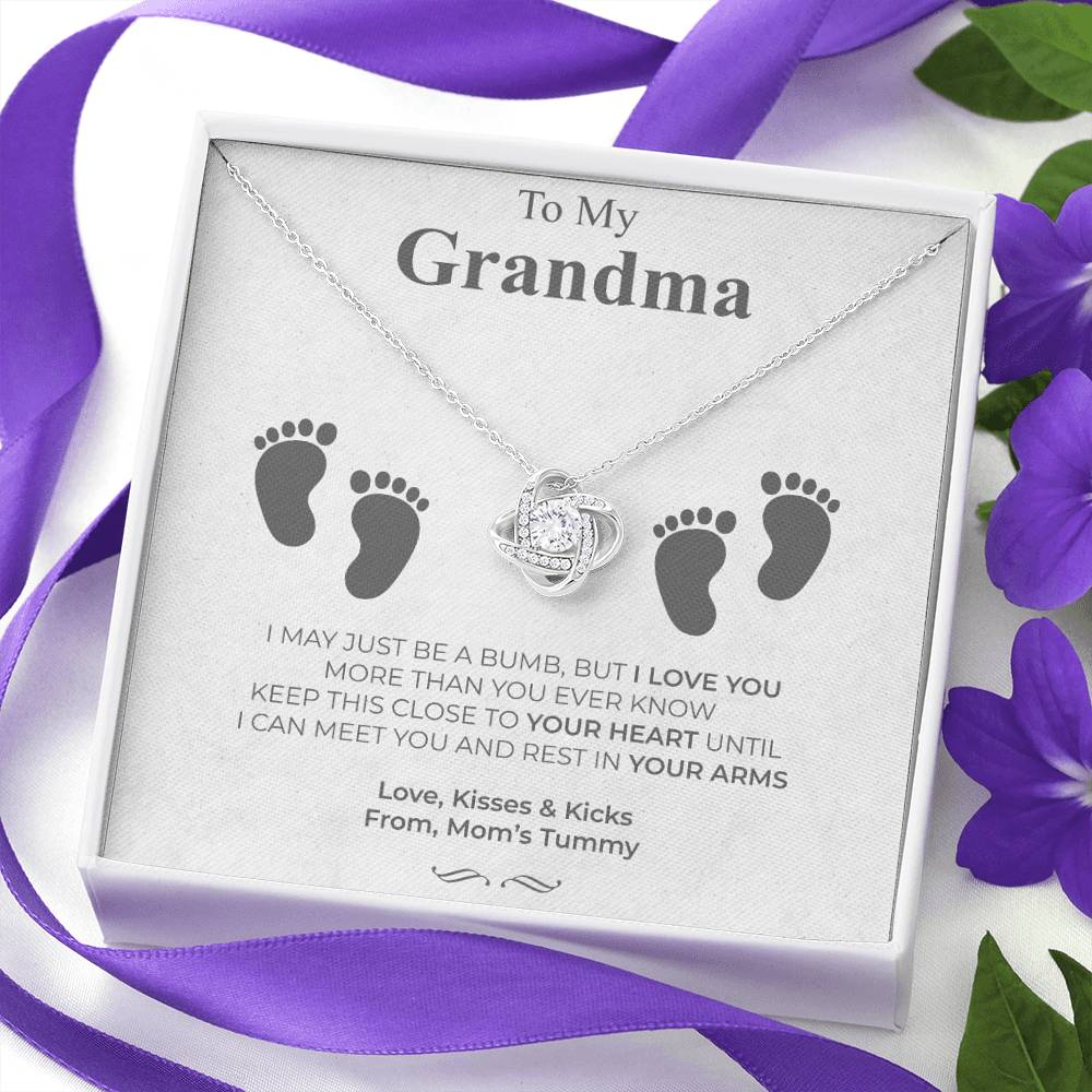 Personalized Necklace To My Granny On Birthday Mother's Day Pendent Gift For Women Love Pendent Gift To My Grand Mother With The Message Card