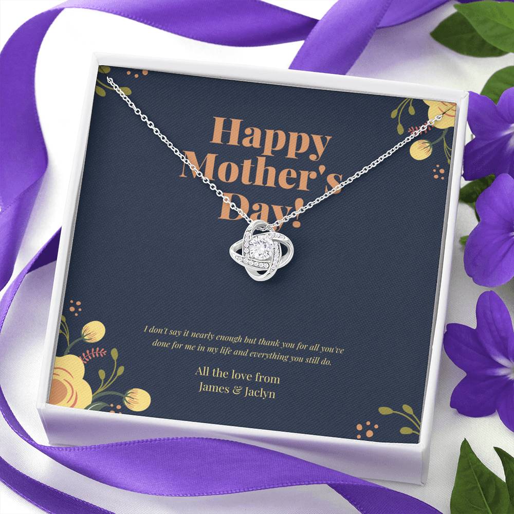 Mothers Day Card, Bonus Mom Gift, First Mothers Day Gift, Bonus Mom Gift, Unbiological Mom, Stepmother Necklace, Step Mom Mothers Day Gift,