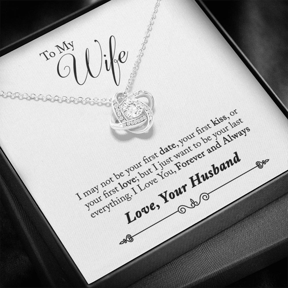 To My Wife Necklace, Forever And Always Necklace, Wife Gift, Engagement Gifts For Fiance, Wife Jewelry, Heart Necklace