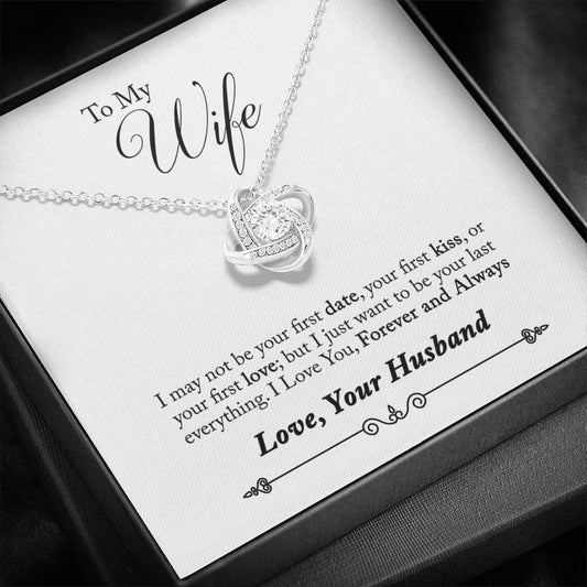 To My Wife Necklace, Forever And Always Necklace, Wife Gift, Engagement Gifts For Fiance, Wife Jewelry, Heart Necklace