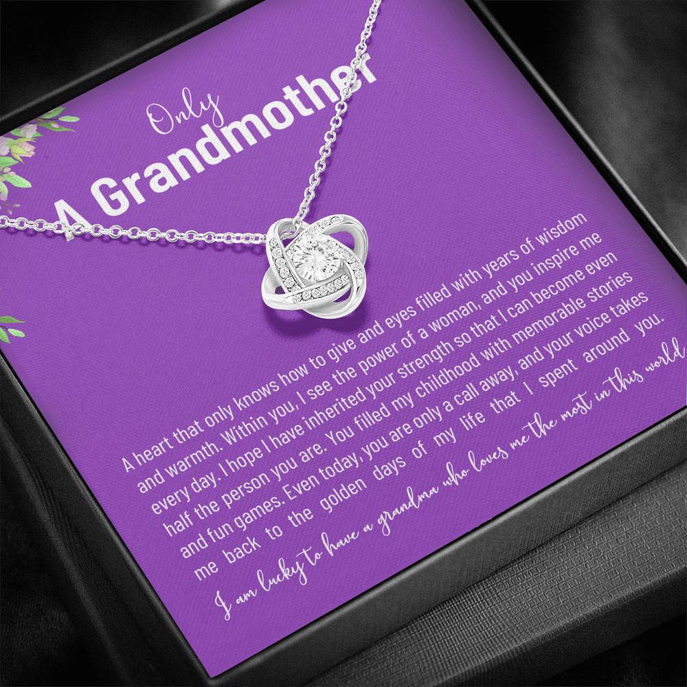 To My Grandma Granny Grandmother Gift For Her Birthday Valentines Christmas From Grandson Granddaughter  Grandpa Grandchildren Necklace Gift
