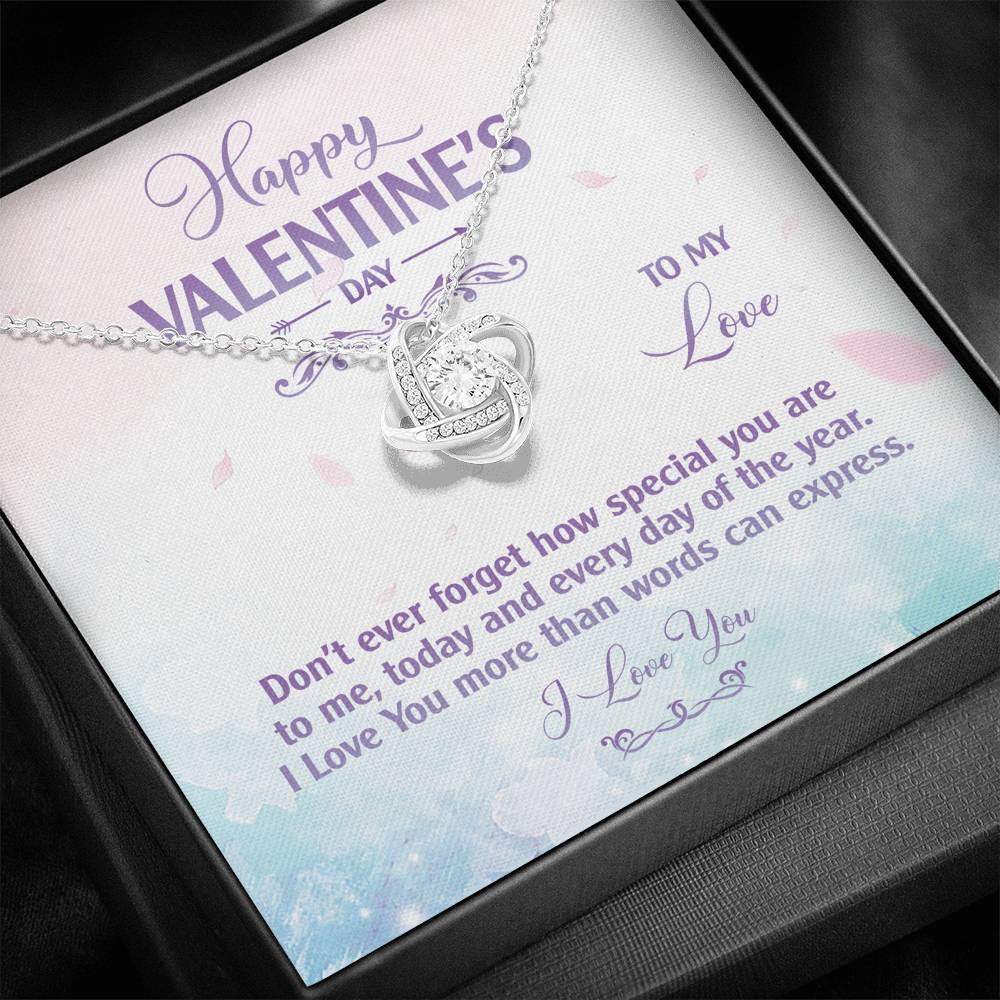 Necklace Gift To My Wife On Her Birthday Party Forever Love Pendent From Husband