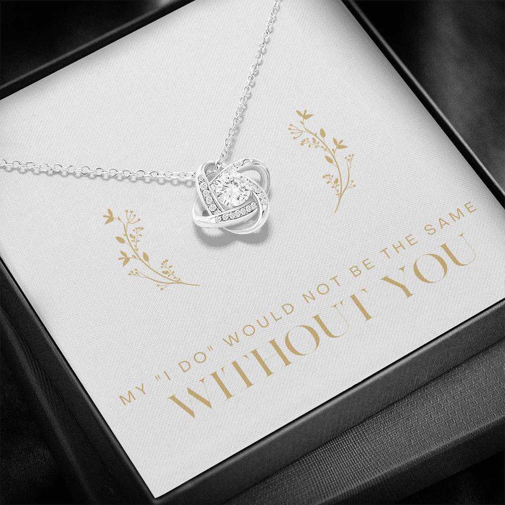 Personalized Gift Necklace For Women Love Knot Pendent For Mom Wife On  Mother's Day Valentine Day Gift