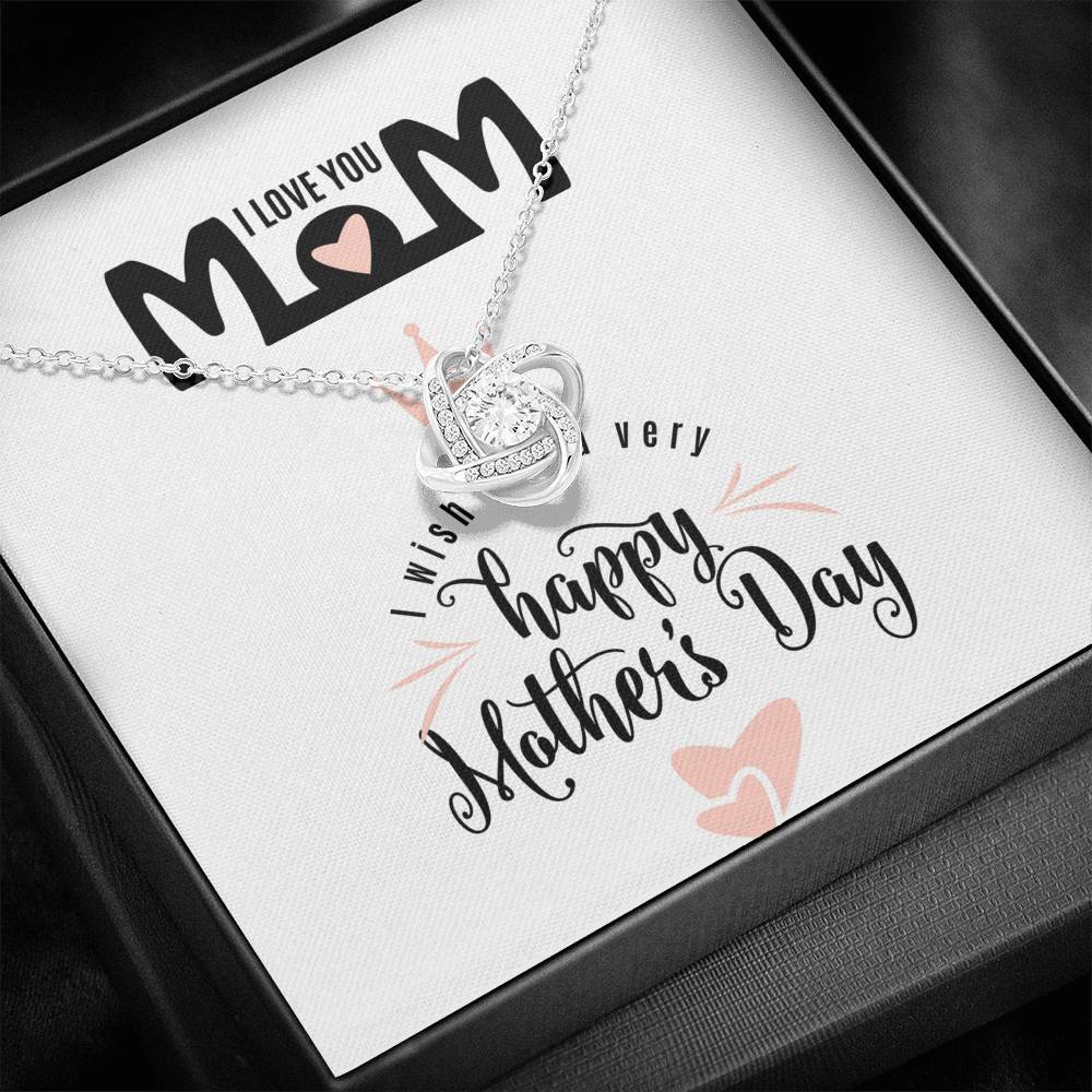 Birthday Presents For Mom, New Mom Gift, Necklace for Mom, To My Mom on my wedding day, Birthday Presents For Mom, To My Mom Card Mom Necklace with Kids Initials,