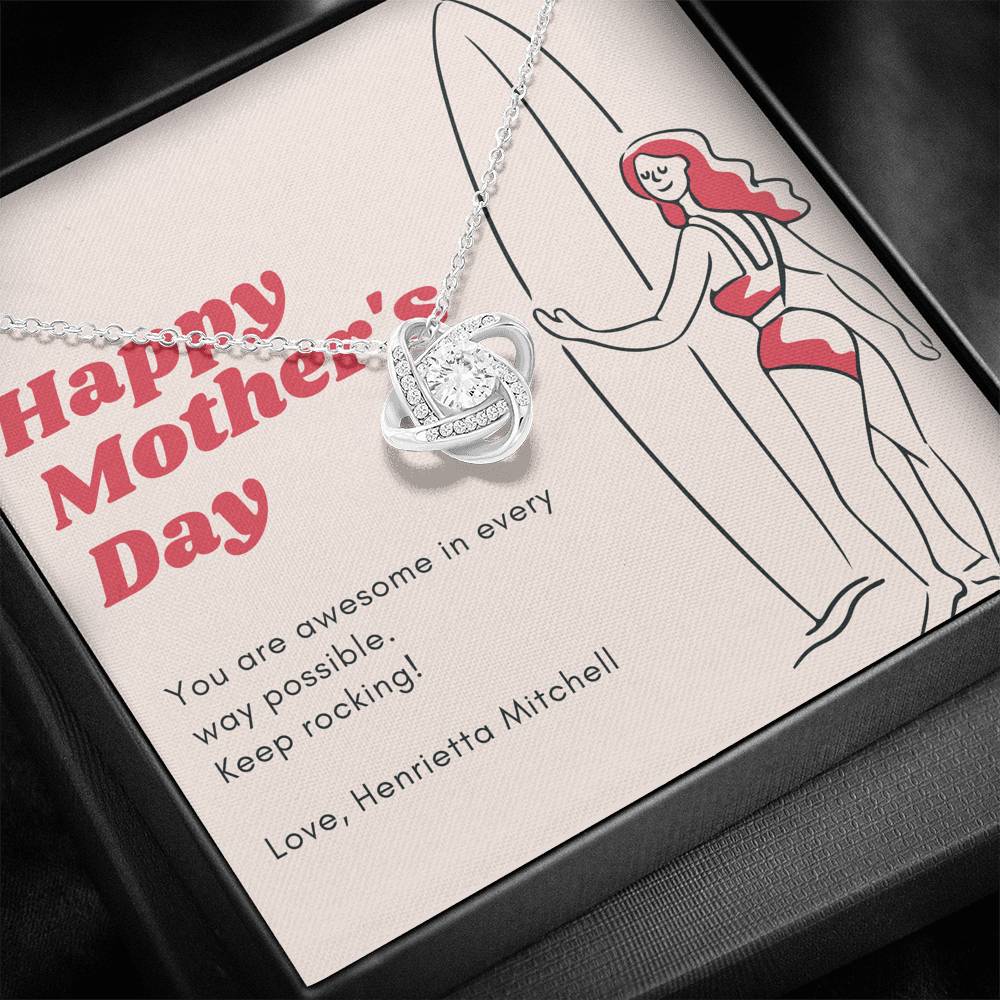 To My Mother Mom Best Mommy Bestfriend Mother In Law Stepmom For Mothers Day Birthday From Son Daughter Stepson Stepdaughter Necklace Gift