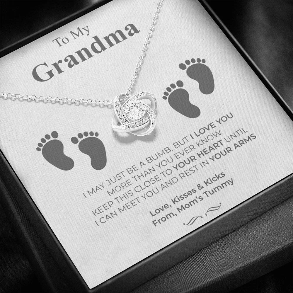 Personalized Necklace To My Granny On Birthday Mother's Day Pendent Gift For Women Love Pendent Gift To My Grand Mother With The Message Card