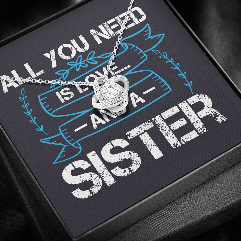 To My Sister Step Sister Best Friend Gift For Sis Birthday Valentines Graduation From Sister Brother Stepsister Stepbrother Necklace Gift