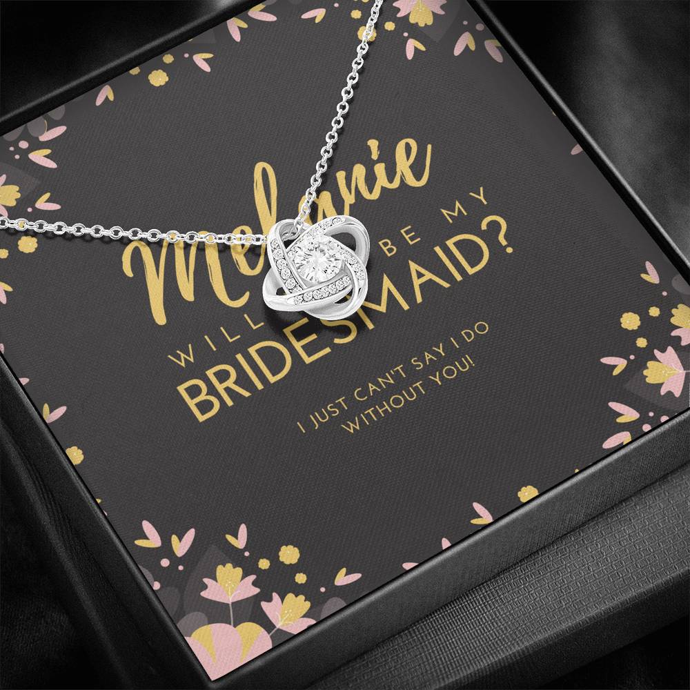 Bridesmaid Gifts, Wedding Gifts & Mementos, Bridesmaid Proposal Gifts, Gift For Bridesmaids Jewelry, Tie the Knot, Wedding Gift, Bridesmaids Jewelry,