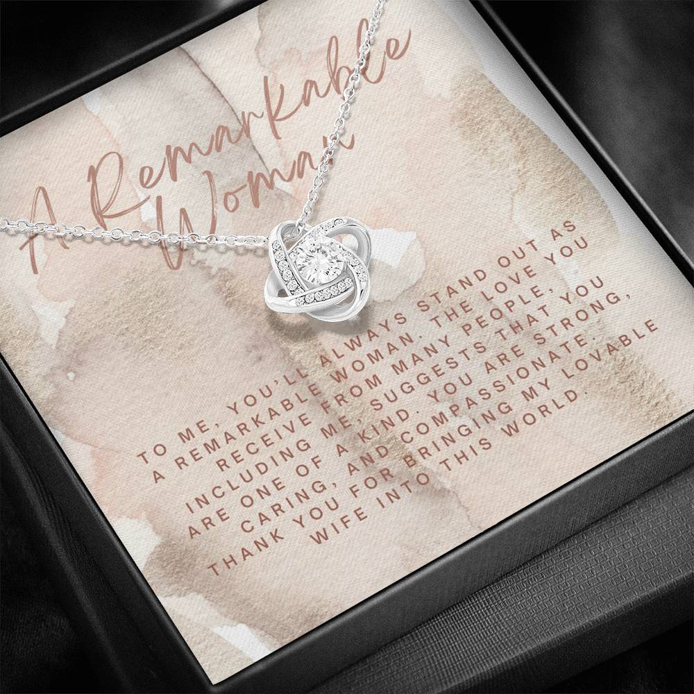 Best Gift for Mother-in-Law, Gift Necklace for Mother-In-Love, Special Card for Mother-In-Law, Gift from Son-In-Law