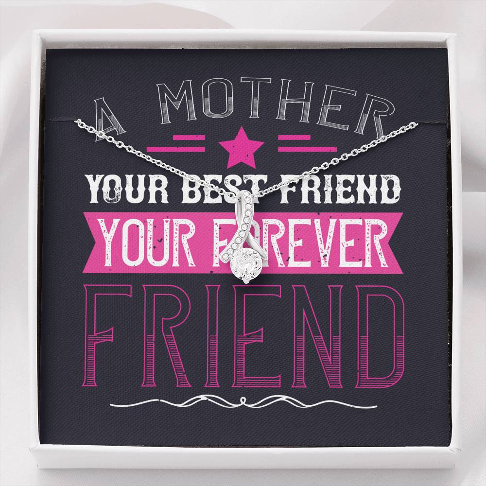 Personalized Gift Mother Necklace for Her Valentines Birthday  Gift Alluring Beauty Necklace for Women with Message  Card