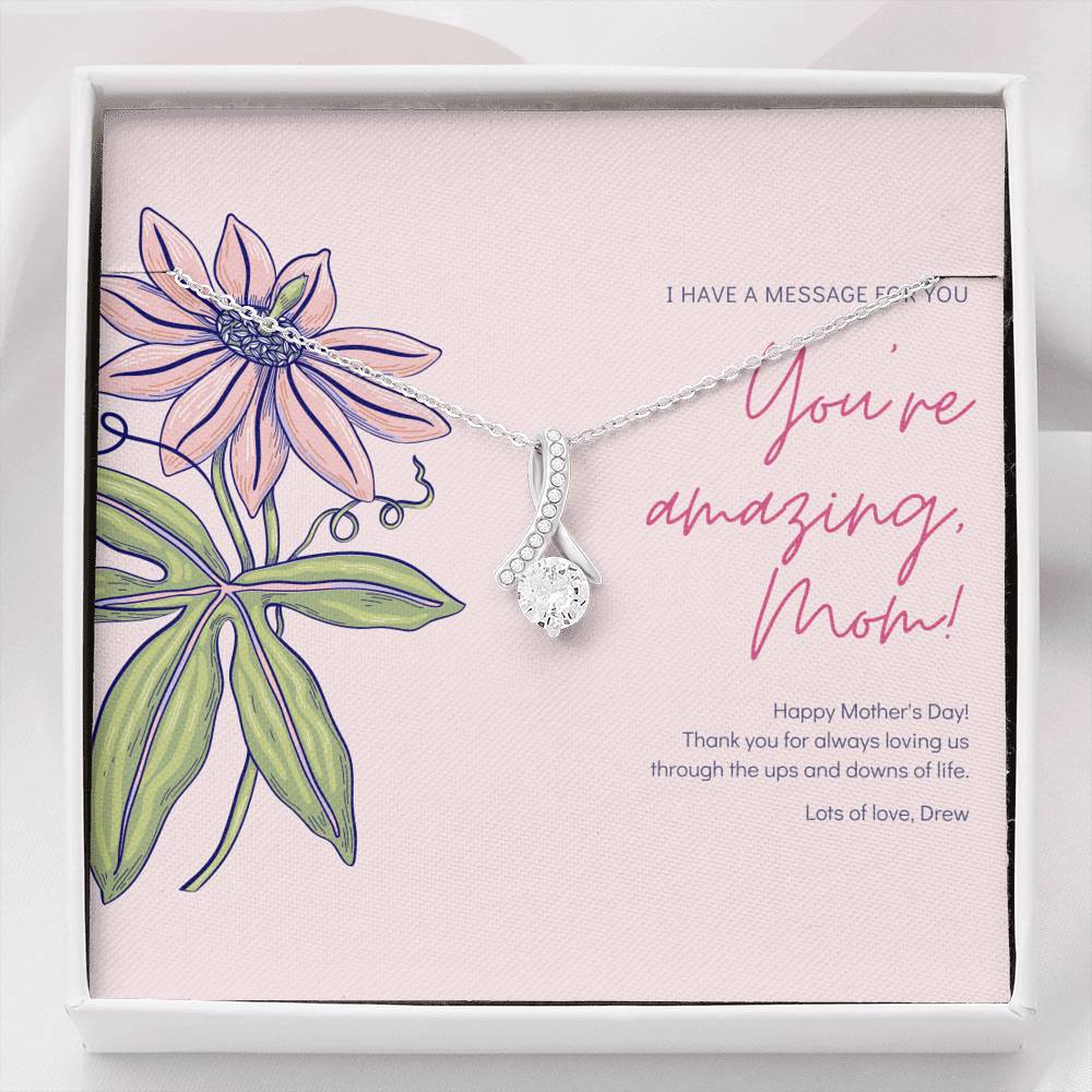 Personalized Mother Day Gift, Aunt Gift For Mothers Day, Diy Mothers Day Gift, Personalized Mother Day Necklace, Stepmom Birthday Gift, Stepmother Necklace, Bonus Mom Gift Necklace,