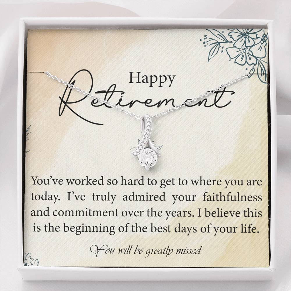 Retirement Day Gift Pendent To My Boss